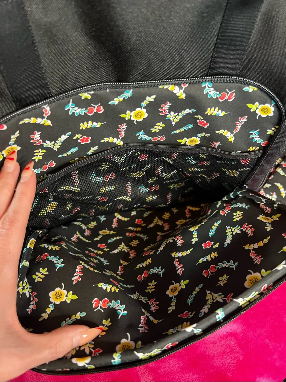 Baby Backpack Lighten Up Black- Vera Bradley